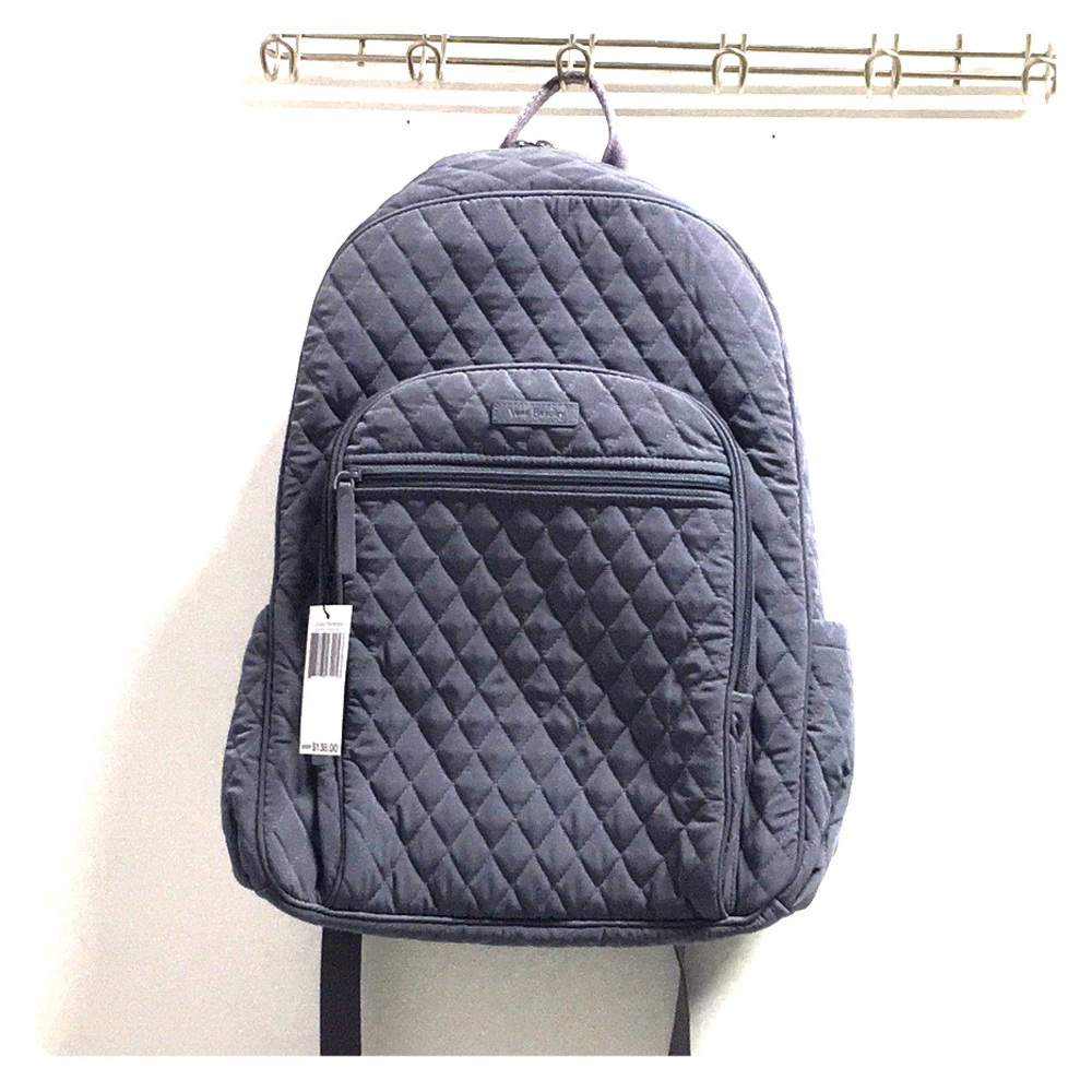 Vera Bradley Campus Backpack (Grey)